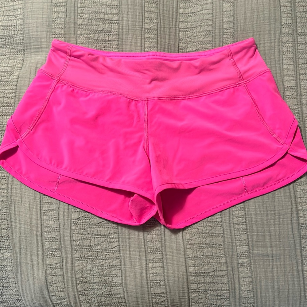 Lululemon Speed Shorts, 2.5”, Size 4